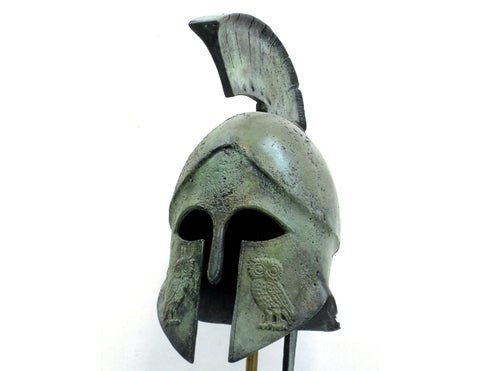 Athenian Hoplite Full Size Helmet with stand