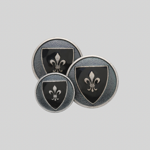 Heraldic Shield Blazer Button Set