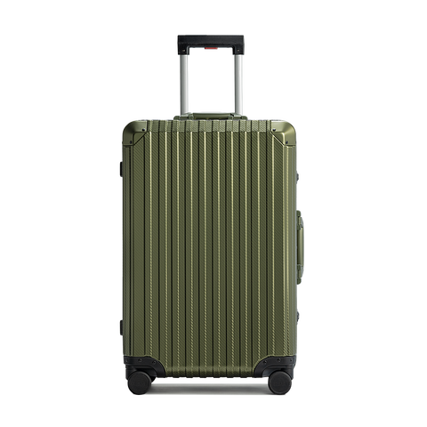 TREVA Aluminum Suitcase Army Green