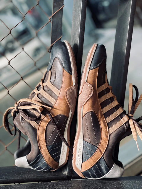 Men's GrandPrix Sneaker in Designo Marron