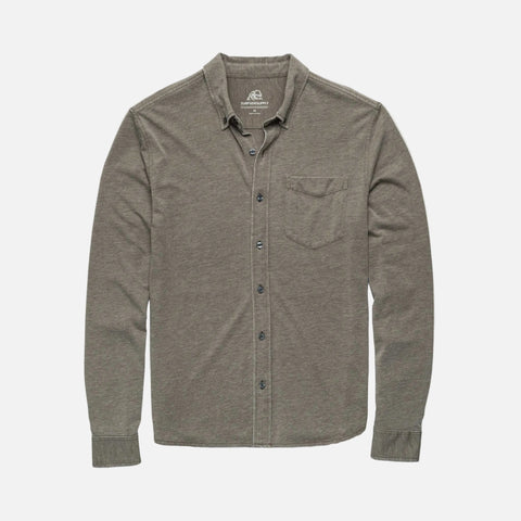 Anthony Burnout Shirt - Olive Night