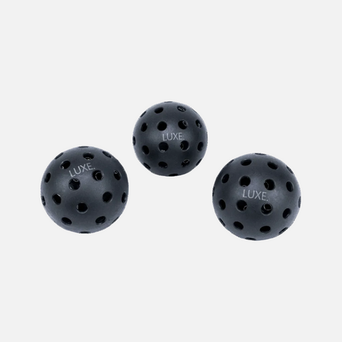 Black Pickleballs - Pack of 3