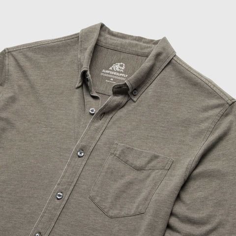 Anthony Burnout Shirt - Olive Night
