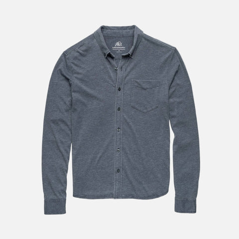 Anthony Burnout Shirt - Navy Blazer