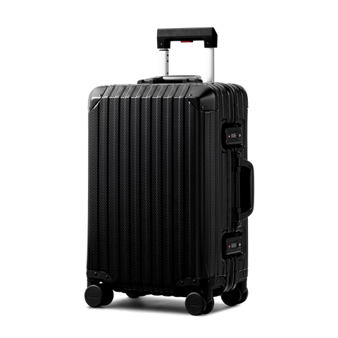 TREVA Aluminum Suitcase Black