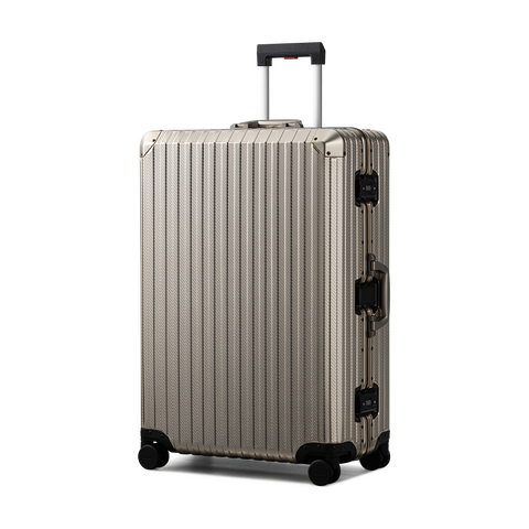 TREVA Aluminum Suitcase Champagne