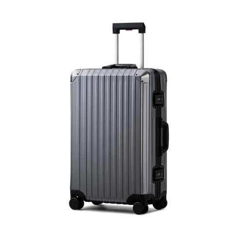 TREVA Aluminum Suitcase Gunmetal