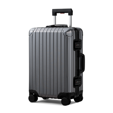 TREVA Aluminum Suitcase Gunmetal