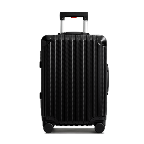 TREVA Aluminum Suitcase Black