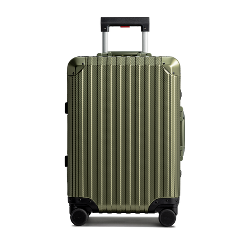 TREVA Aluminum Suitcase Army Green