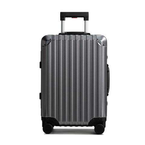 TREVA Aluminum Suitcase Gunmetal