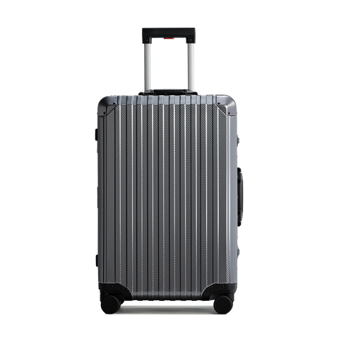 TREVA Aluminum Suitcase Gunmetal