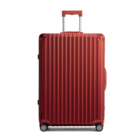 TREVA Aluminum Suitcase Red