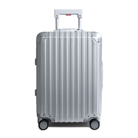 TREVA Aluminum Suitcase Silver