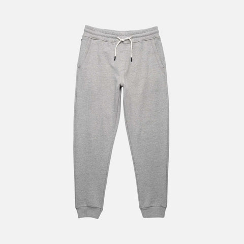 Dune Drawstring Terry Jogger - Heather Grey