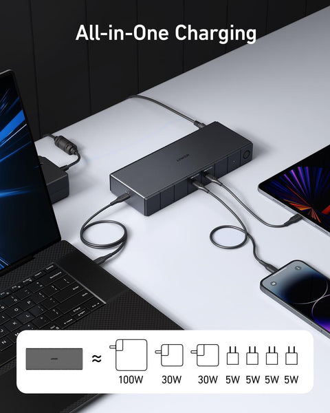 Anker Thunderbolt Docking Station (12-in-1, Thunderbolt 4)