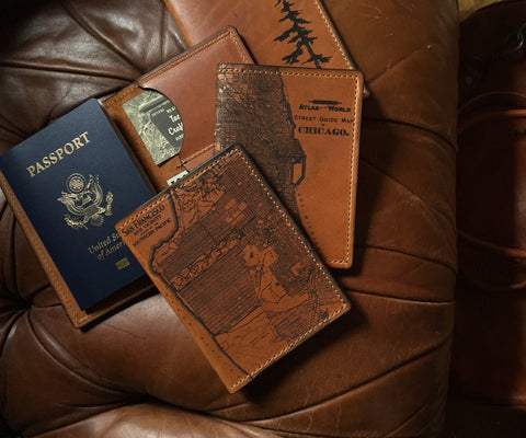 Brooklyn Map Passport Wallet