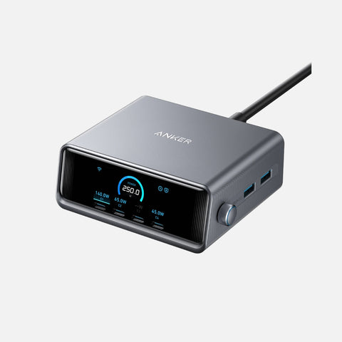 Anker Prime Charger (250W, 6 Ports, GaNPrime)