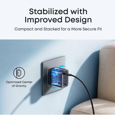 Anker Nano Charger (70W, 3 Ports)