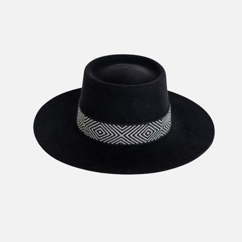 Black Bucket Bolero Hat