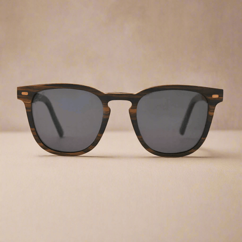 Lark Square Shaped Wooden Sunglasses