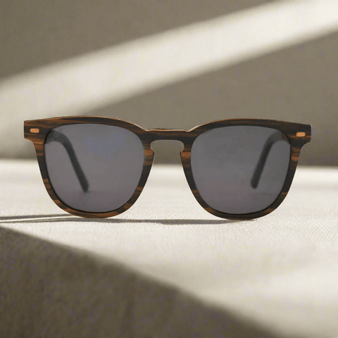 Lark Square Shaped Wooden Sunglasses