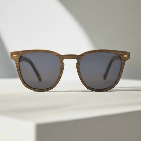 Lark Square Shaped Wooden Sunglasses