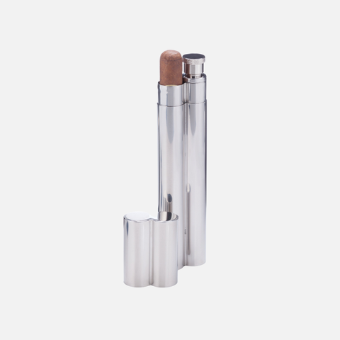 Stainless Steel Cigar Holder and Flask