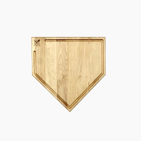 Home Plate Cutting Board With Trough