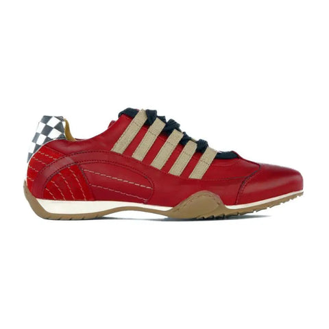Men's Racing Sneaker in Corsa Rosso