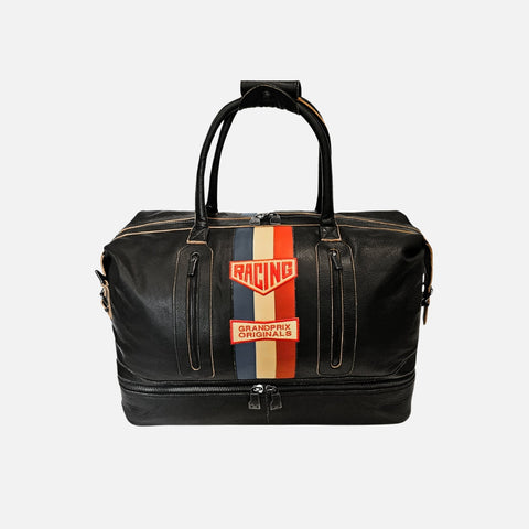 Vintage Leather Track Sport Bag