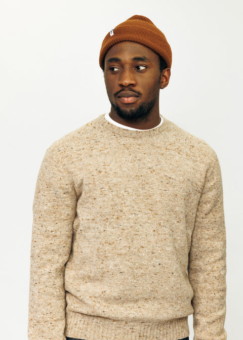 Merino Cardigan Stitch Beanie