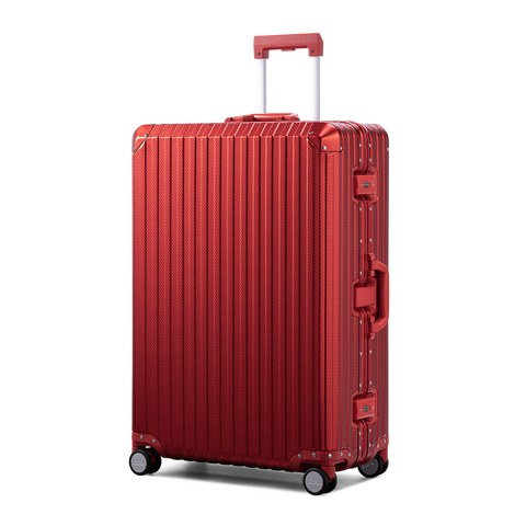TREVA Aluminum Suitcase Red
