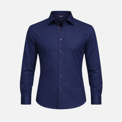 Anthony Button-Up Shirt - Navy