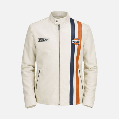 Gulf Roadmaster Lambskin Leather Jacket