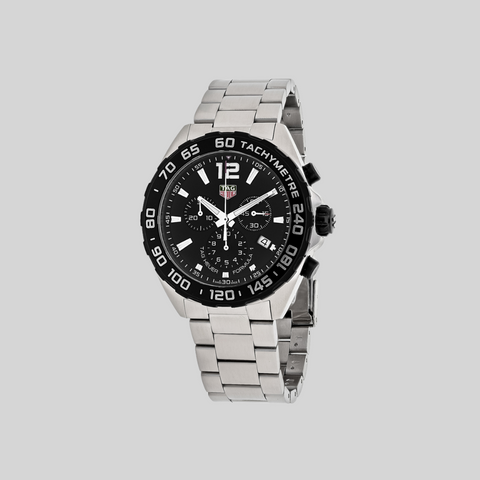 Formula 1 Inspired Black Dial