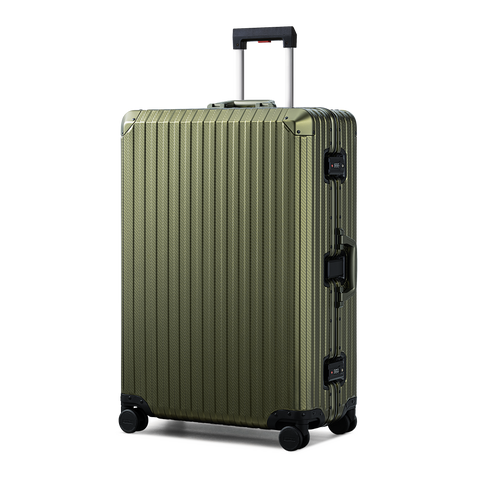 TREVA Aluminum Suitcase Army Green