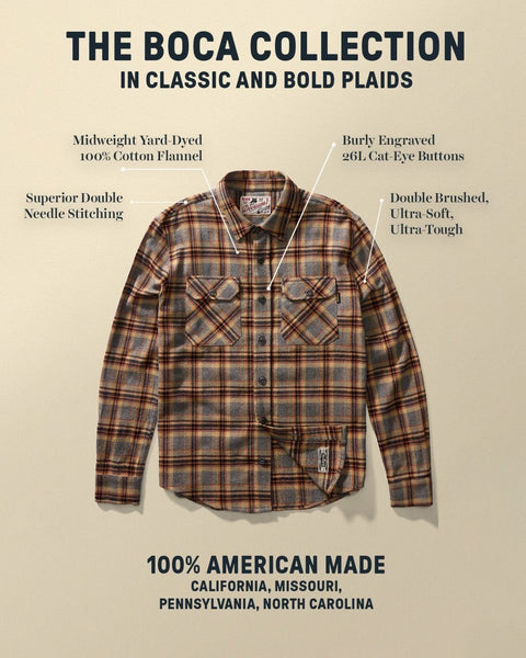 Boca Long Sleeve Flannel Shirt