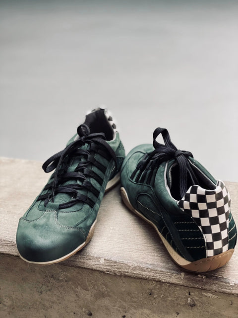Men's Racing Sneaker in Brexit Green