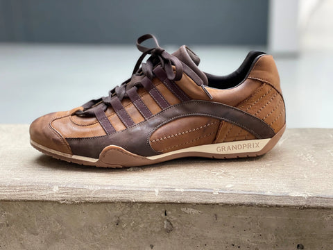 Men's GrandPrix Sneaker in Cognac
