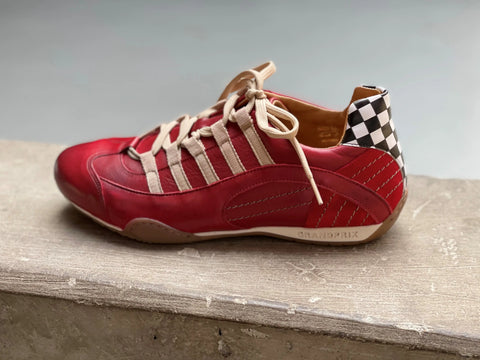Men's Racing Sneaker in Corsa Rosso
