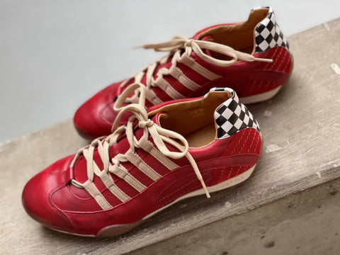 Men's Racing Sneaker in Corsa Rosso