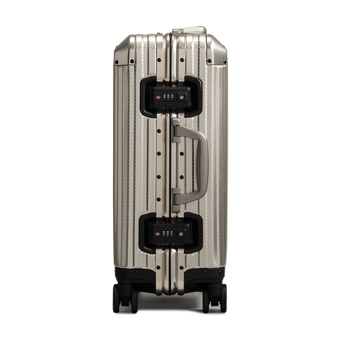 TREVA Aluminum Suitcase Champagne