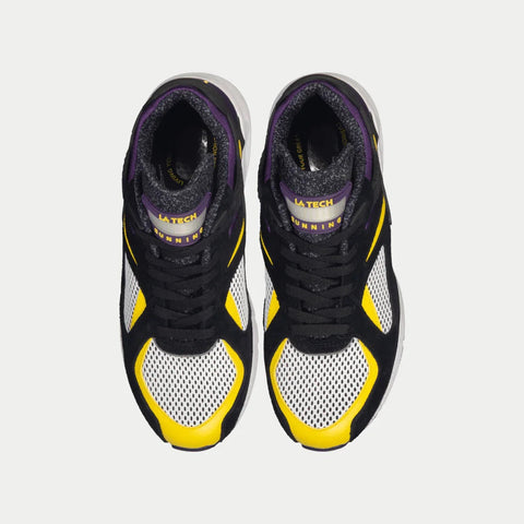 LA Gear Men's Catapult - Black x Purple x Yellow