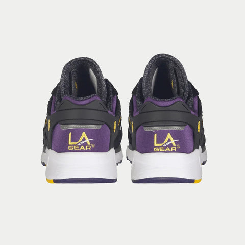 LA Gear Men's Catapult - Black x Purple x Yellow