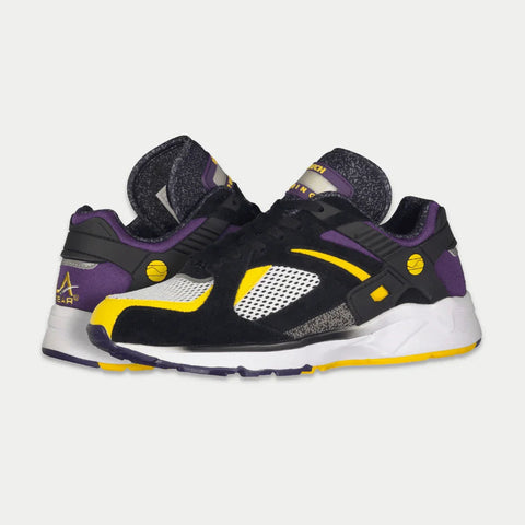 LA Gear Men's Catapult - Black x Purple x Yellow