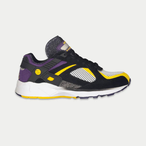LA Gear Men's Catapult - Black x Purple x Yellow