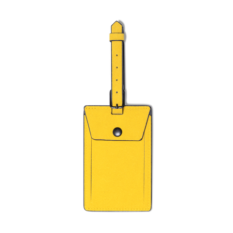 Alcantara Luggage Tag