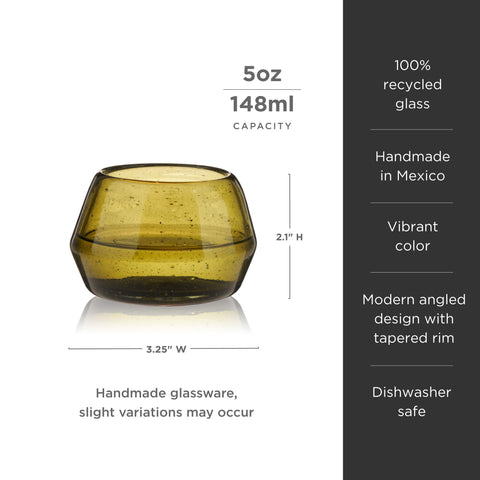 Tequila Copita Glass in Green