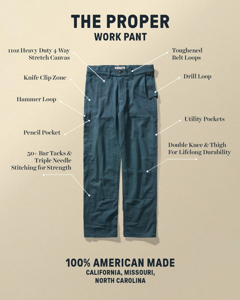 Proper Canvas Work Pant